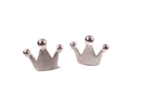 925 Sterling Silber Ohrstecker Krone
