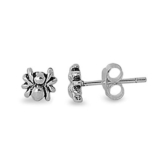 925 Sterlingsilber Ohrstecker – Spinne