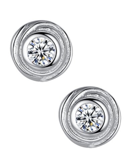 Arco Iris Schmuck Damen-Ohrstecker Sterling Silber Zirkonia