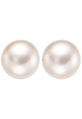 CHRIST Pearls Damen-Ohrstecker 925er Silber 2 Süßwasser-Zuchtperle One Size, weiß