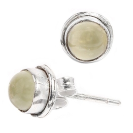 Chic-Net Silberohrstecker Aventurin Ohrringe Ohrstecker Damen Ohrring Stecker 925er Sterling Silber Stein