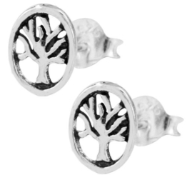 Chic-Net Silberohrstecker Baum des Lebens Ohrstecker 925er Sterling Silber Unisex Schmuck Ohrringe Lebensbaum