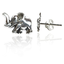 Chic-Net Silberohrstecker Elefant Rüssel Ohrstecker Ohrringe 925er Sterling Silber Schmuck