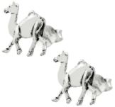 Chic-Net Silberohrstecker Ohrstecker Ohrringe Damen 925er Sterling Silber Schmuck Kamel groß
