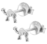 Chic-Net Silberohrstecker Ohrstecker Ohrringe Unisex 925er Sterling Silber Schmuck Kamel stehend