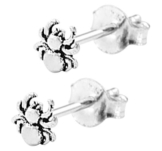 Chic-Net Silberohrstecker Ohrstecker Ohrringe Unisex 925er Sterling Silber Schmuck Spinne