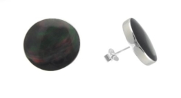 Damen-Ohrring Sterling-Silber 925 E4161-GREY