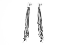 Damen-Ohrstecker Fringes NA 925 Sterling Silber rhodiniert JPER90221A000