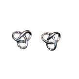 Damen Silber-Ohrring Ohrstecker in 925 Sterling Silber geschwungen Glück Liebe Freundschaft Infinity von DesiDo®