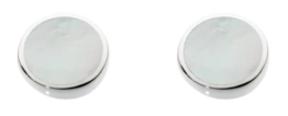 Dew Damen-Ohrringe 925 Silber Muschel Weiß – 3060MP