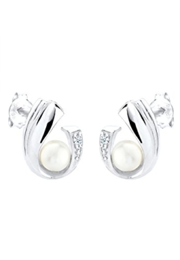 Diamore Damen-Ohrstecker 925 Sterling Silber Kristall Diamant weiß 0309341713