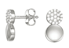 ESPRIT Damen-Ohrstecker JW50228 925 Silber Zirkonia weiß – ESER93056A000