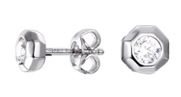 ESPRIT Damen-Ohrstecker JW52890 925 Silber rhodiniert Zirkonia transparent-ESER92915A000