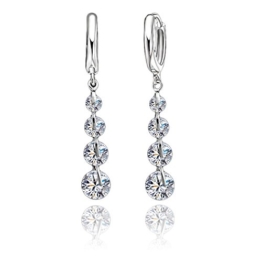 Echt 925 Silber Ohrringe Ohrstecker Stein edel Schmuck