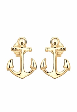 Elli Damen-Ohrstecker Anker Maritim 925 Silber – 0301392815