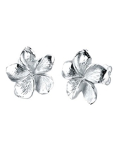 Elli Damen-Ohrstecker Frangipani Blüte 925 Sterling Silber 304491112