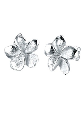 Elli Damen-Ohrstecker Frangipani Blüte 925 Sterling Silber 304491112