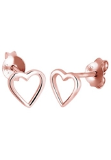 Elli Damen-Ohrstecker Herz 925 Sterling Silber 310950914