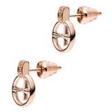 Emporio Armani Ohrringe EG3194 Damen Ohrstecker Sterling-Silber 925 rosé Zirkonia