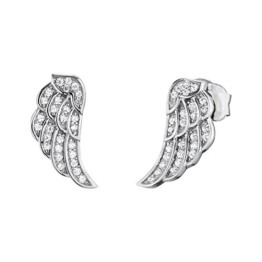 Engelsrufer Damen-Ohrstecker Silber Silber ERE-LILWING-ZI-ST