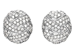 Esprit Collection Damen-Ohrstecker Lilaia 925 Silber Zirkonia weiß Brillantschliff