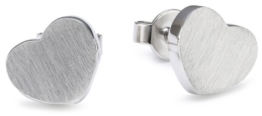 Esprit Damen-Ohrstecker pure heart 925 Sterlingsilber S.ESER91279A000