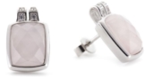 Esprit Damen-Ohrstecker swank rose 925 Sterlingsilber 8 Zirkonia farblos 2 Rosenquarz rosa ESER91228B000