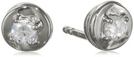 Esprit Essential Damen-Ohrstecker ES-TWIST 925 Silber rhodiniert Zirkonia transparent – ESER92899A000