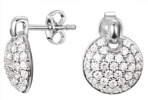Esprit Jewels Damen-Ohrstecker 925 Sterling Silber Nugget glam ESER92600A000