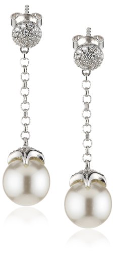 Esprit Jewels Damen-Ohrstecker 925 Sterling Silber pearl sphere ESER92610A000