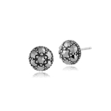 Gemondo Markasit Ohrringe, 925 Sterling Silber 0,68 CT Markasit rund Ohrstecker