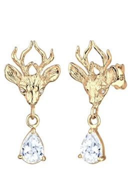 Goldhimmel Damen-Ohrstecker 925 Sterling Silber Kristall Zirkonia gold 0305891314