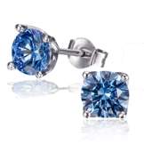 Goldmaid Damen Ohrstecker 925 Sterlingsilber gesetzt mit einem farbigen Zirkonia