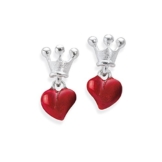 Heartbreaker Damen- Herzohrstecker Crown of my Heart mit Brandlack LD LP 22 RM