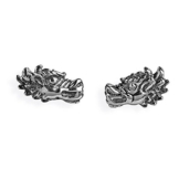 Heartbreaker Unisex-Ohrstecker Dragon geschwärzt 925 Sterling Silber LD DR 21-B