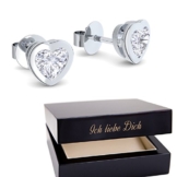 Herz Ohrstecker klein Herz Ohrringe Ohrstecker Silberohrstecker – inkl. Luxusetui + – Herz Ohrringe Ohr Stecker Ohr Ringe Silber Ohrringe Ohr Stecker Herzform Herz FF135-5 SS925