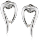 Hot Diamonds Ohrring Schmuck 925 Sterling Silber mit echten Diamanten DE100