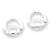 IceCarats Designer Schmuck Sterling Silber Claddagh Ohrstecker