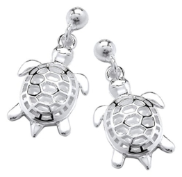 Jodie Rose Ohrstecker Sterling-Silber 925, Schildkröten Ohrringe