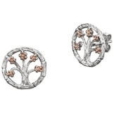 Julie Julsen Ohrringe JJER8754.8 Damen Ohrstecker Lebensbaum Sterling-Silber 925