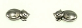 Kala-isbijoux- Damen- ,Ohrringe “ Katzen“ 925 Sterling Silber