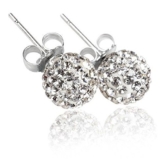 Kristall Fashion Jewelry Ohrstecker Inspiriert Durch Shamballa Sterling-Silber 925