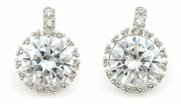 Mikoda Schmuck – Sterling Silber Ewigkeit österreichischen 925 Diamant Ohrstecker