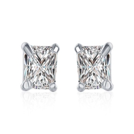 NYKKOLA 925 Beuatiful Hot Jewelry Damen Ohrstecker Strasssteine Ohrring