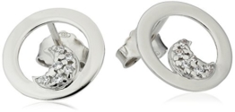 Nomination Damen-Ohrstecker Milu Mond 925 Silber Zirkonia weiß – 143030/013