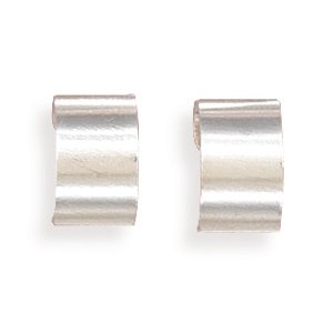 Ohrklemme Ear Cuff Ohrringe Sterlingsilber verstellbar messen poliert 7 mm breit – JewelryWeb
