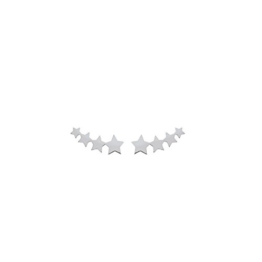 Ohrringe Silber-Länge: 170 mm/Breite: 6 mm, 925er Sterling Silber/000, rhodiniert ###