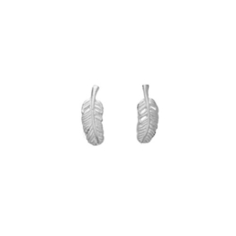 Ohrstecker „Feder“ 925er Silber