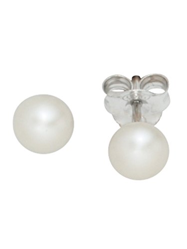 Ohrstecker 925 Sterling Silber 2 Süßwasser Perlen Ohrringe Perlenohrstecker ( Perlen Ohrschmuck )