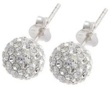Ohrstecker 925 silber Mit Swarovski Element ohrstecker kugel 8mm Damenschmuck